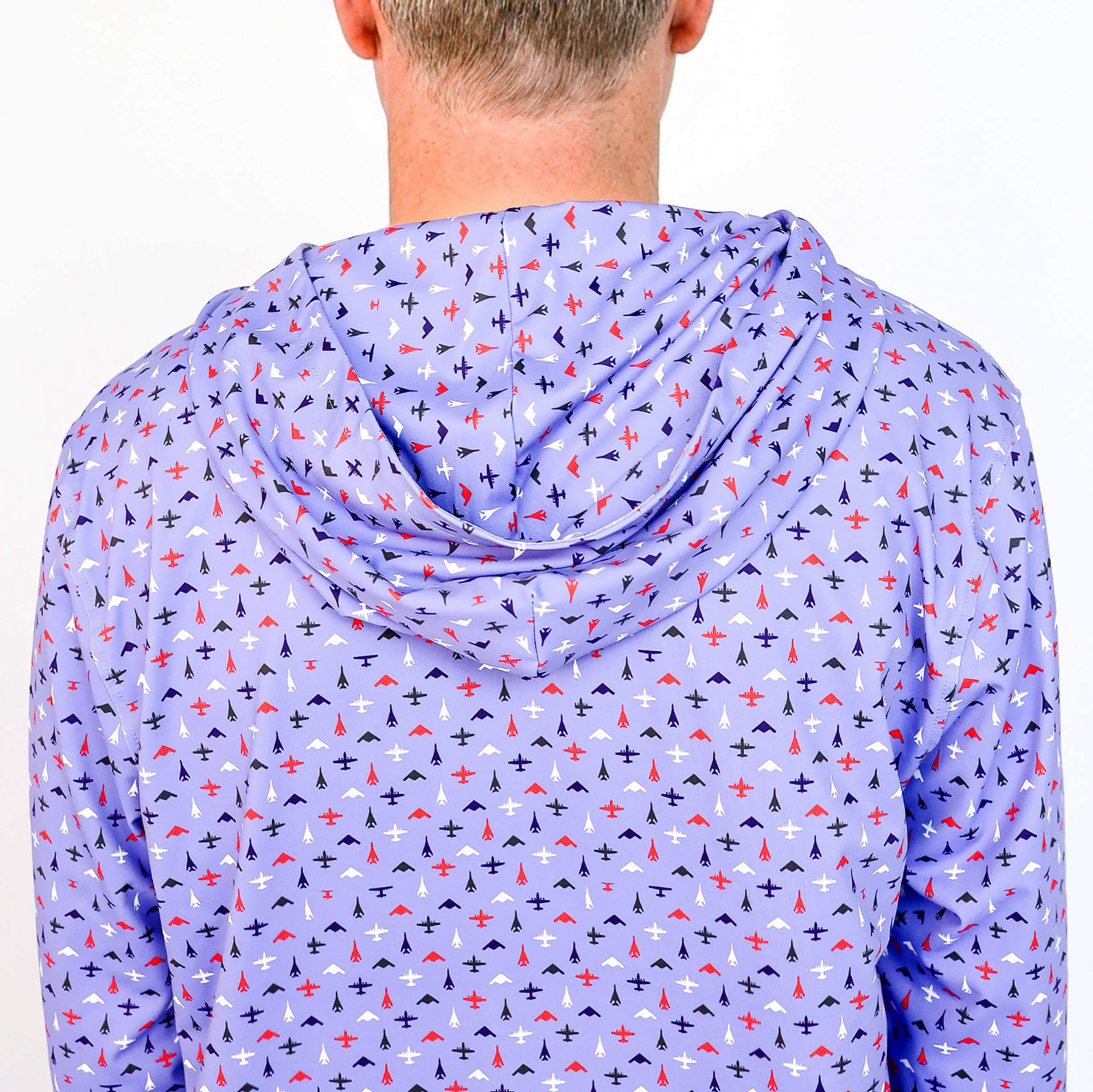 Custom Hooded Long Sleeve T-shirts with Company Logo