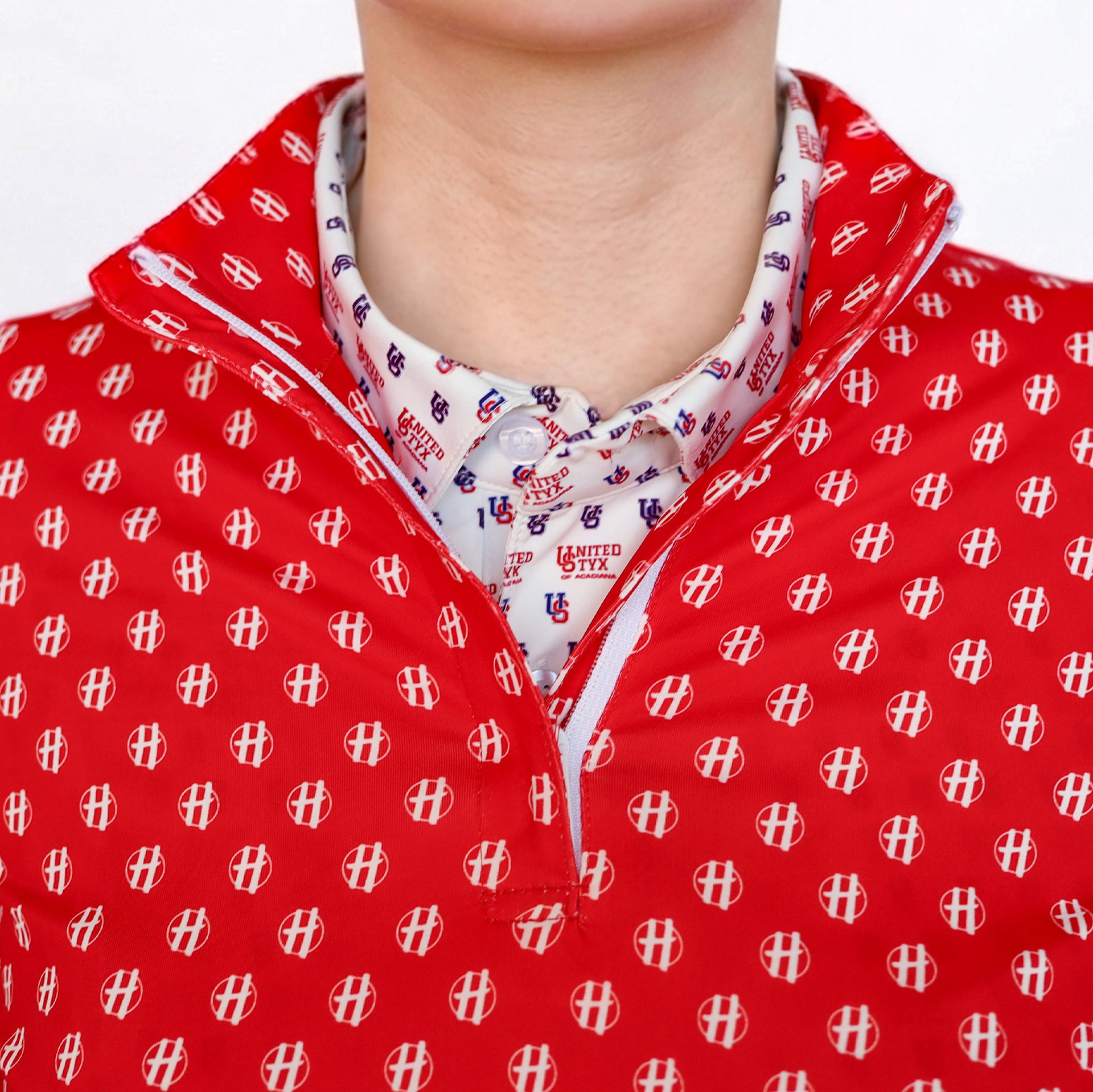 Custom Quarter Zips with Company Logo