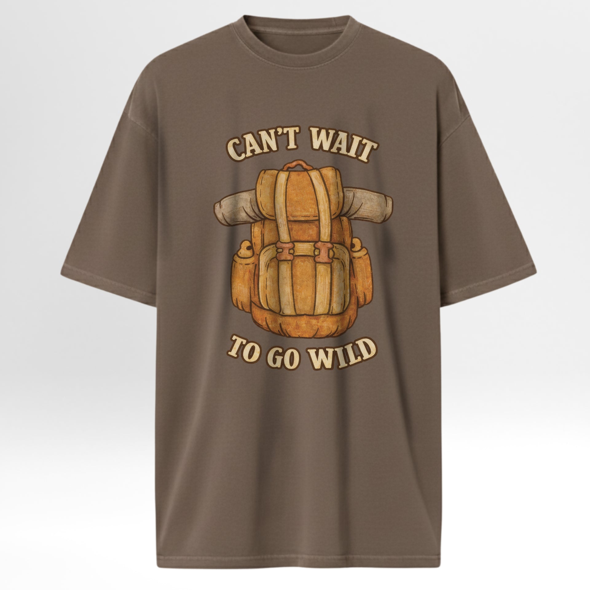 Can't Wait To Go Wild — Relaxed Graphic T-shirt