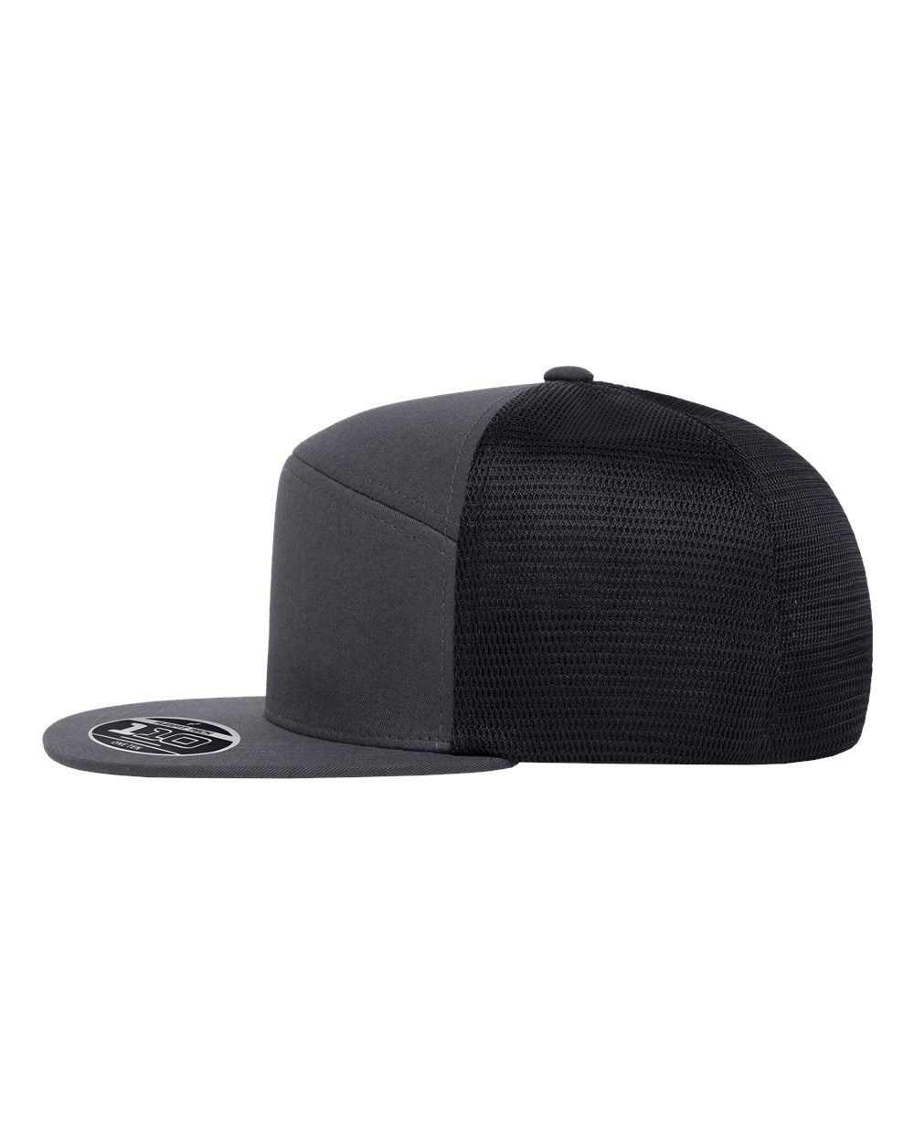 Charcoal & Black baseball cap.