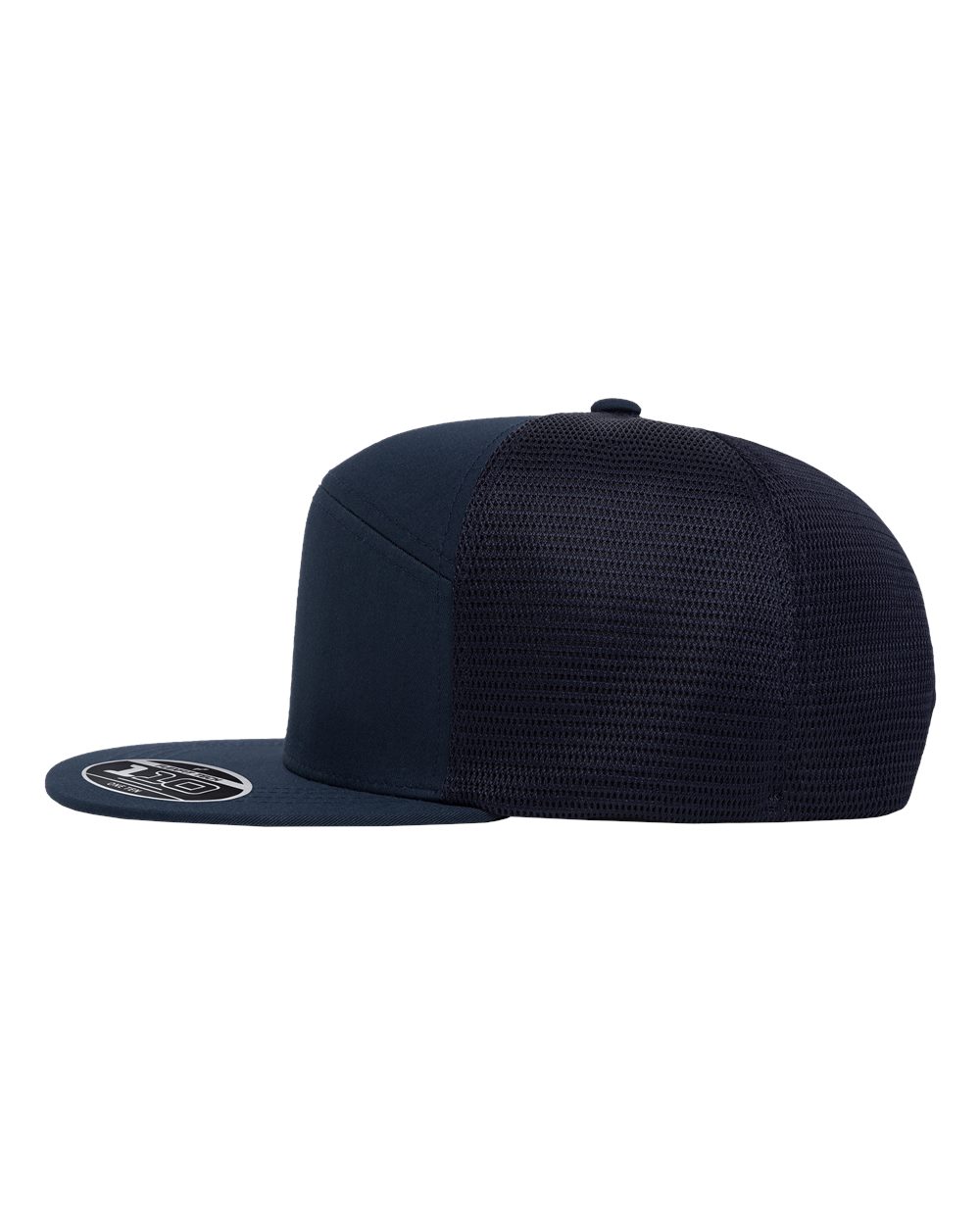 Navy baseball cap.