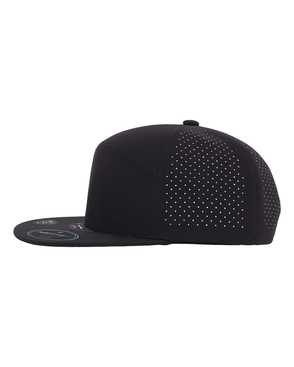 Custom Black Premium Arch Perforated Cap with Your Logo