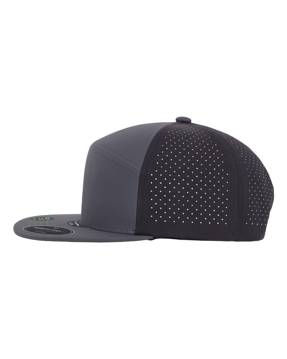 Charcoal cap with black mesh back.