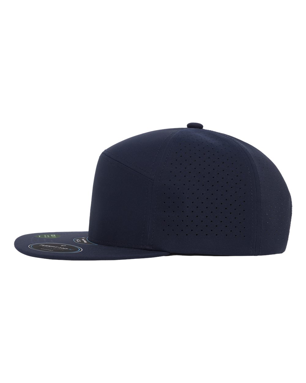 Navy baseball cap.
