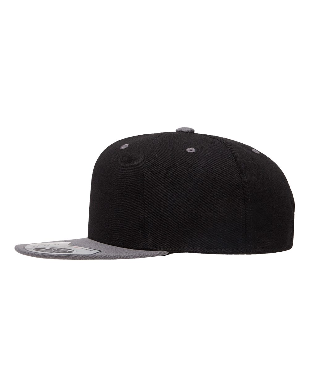 2-Tone Gray & Black cap on a white background
