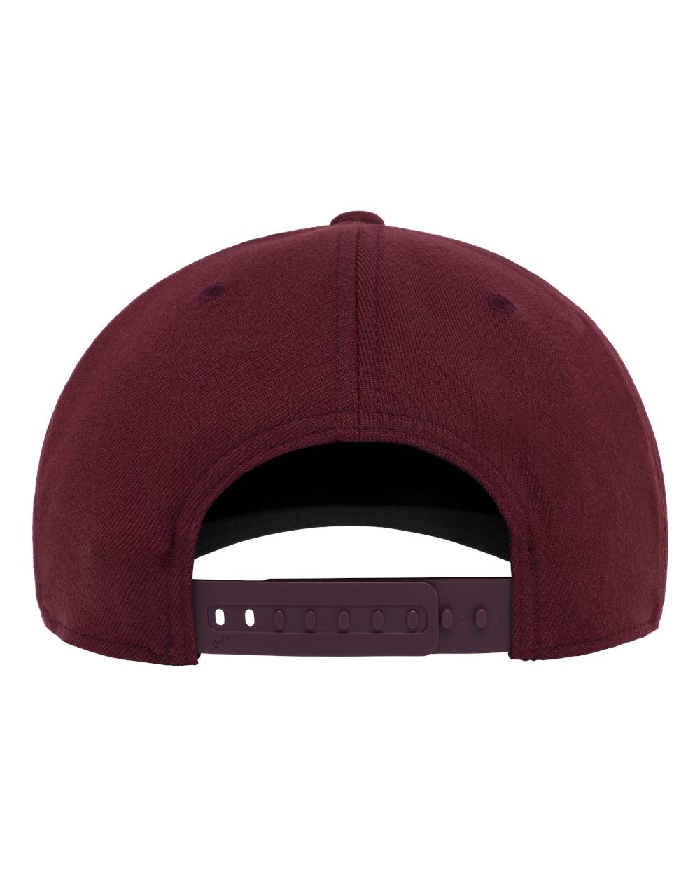 Maroon baseball cap on a white background