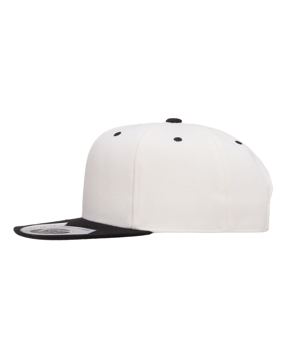 Beige and black cap on a white background