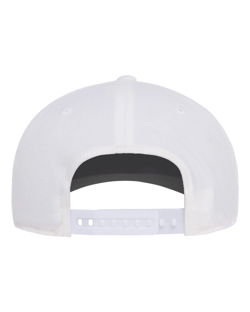 White baseball cap on a white background