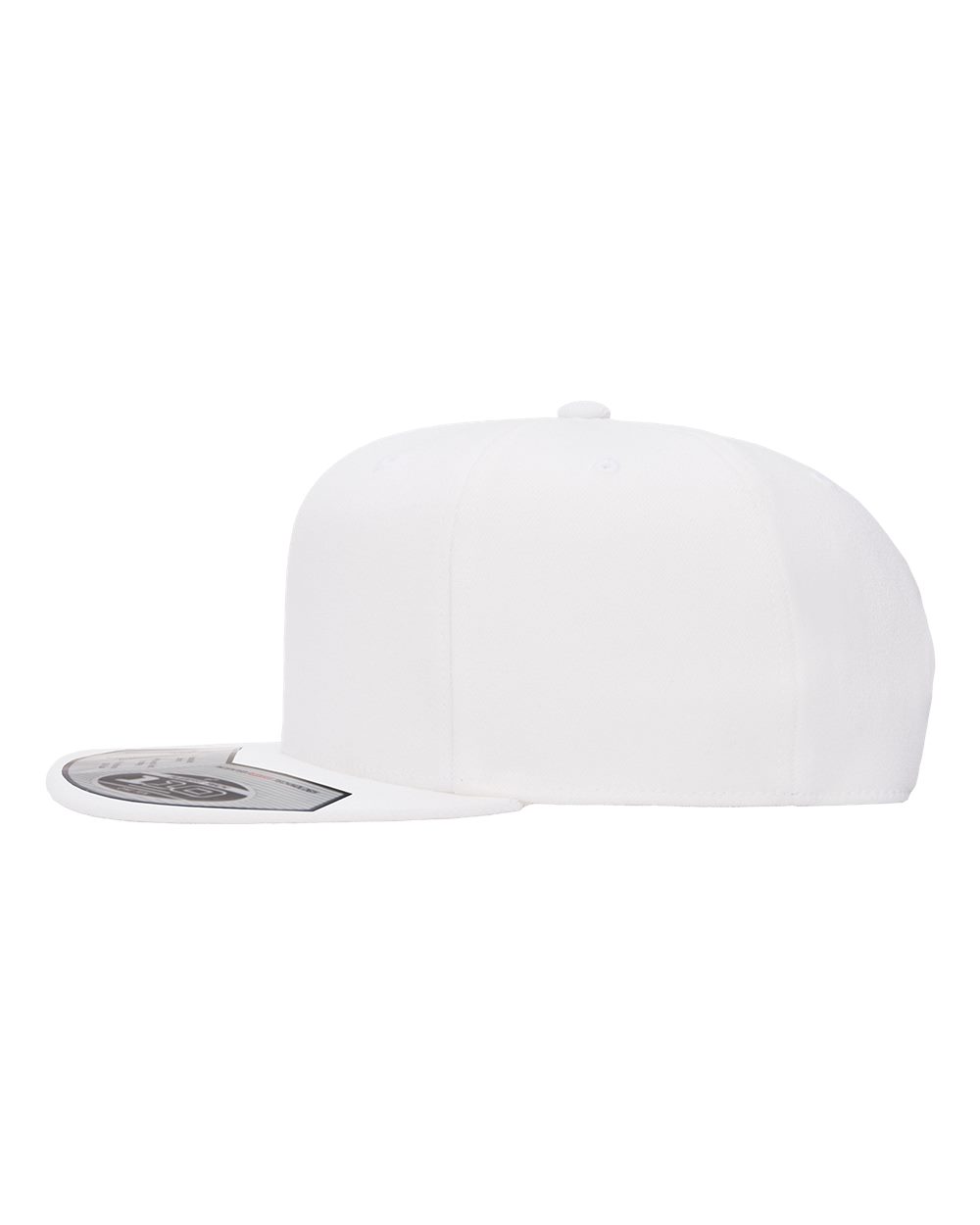 White cap on a white background