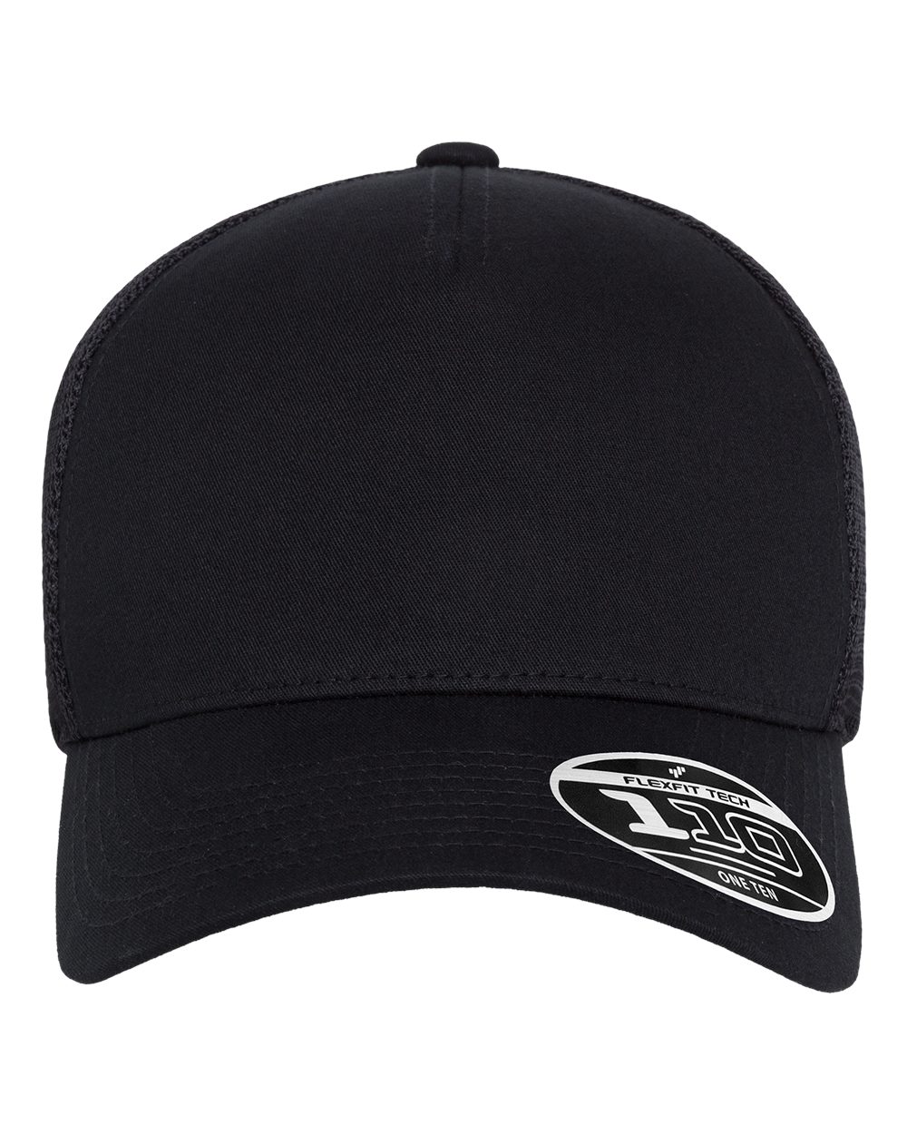 Custom Black 5-Panel Mesh Cap with Your Logo