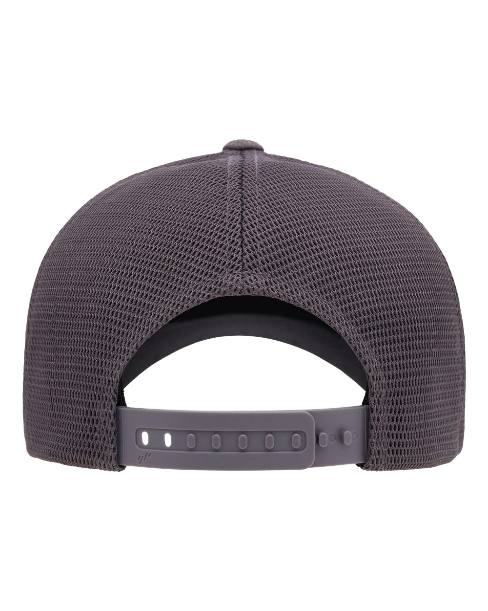 Gray mesh back baseball cap on a white background