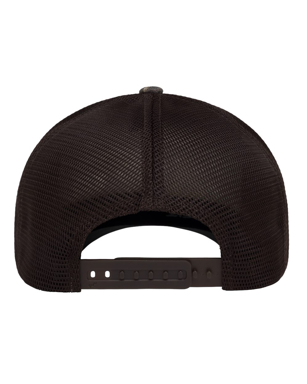 Black mesh cap on a white background