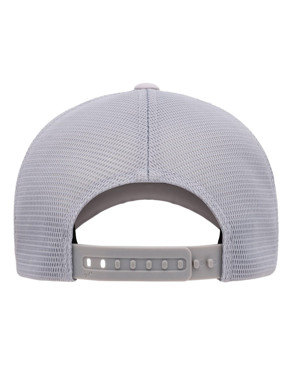 Gray mesh cap on a white background