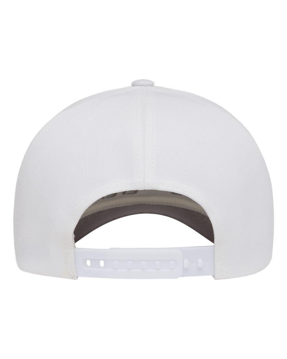 White baseball cap on a white background
