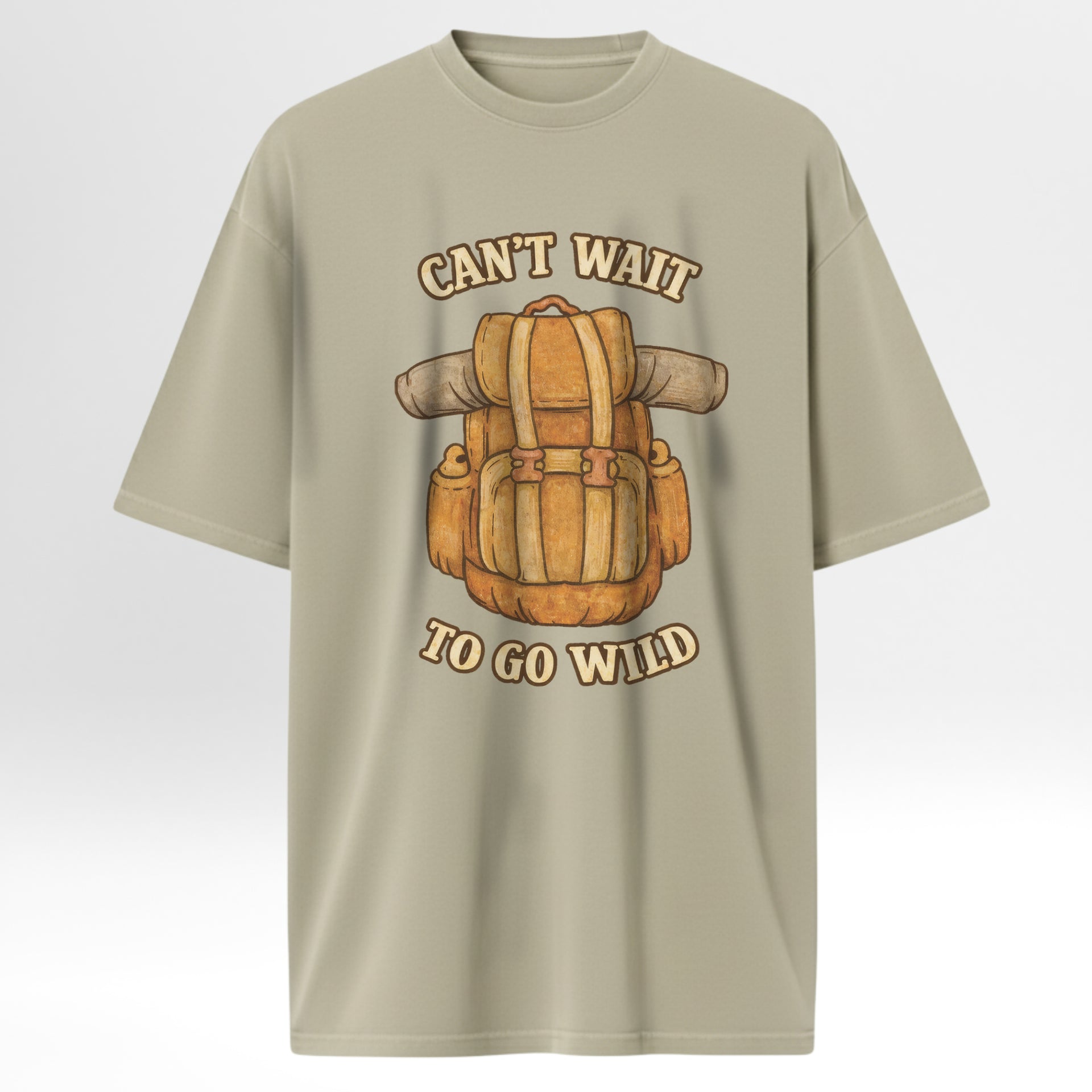 Can't Wait To Go Wild — Relaxed Graphic T-shirt