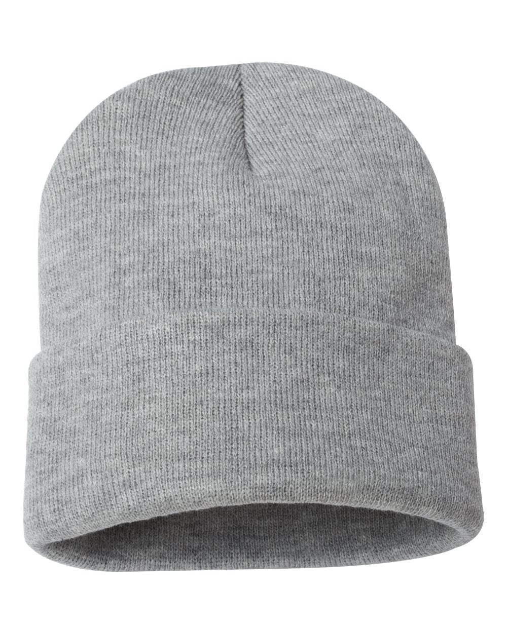 Heather Gray beanie on a white background